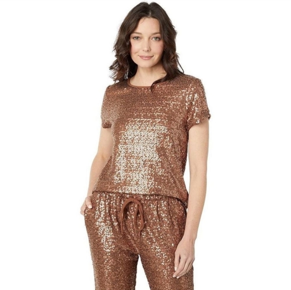 Splendid Sequin Pants with Pockets *MSRP $178* Sz M - NWT - Picture 3 of 10